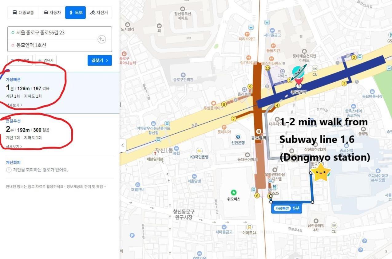 The Hideout - One Bedroom In Seoul- 2min From Subway Apartment